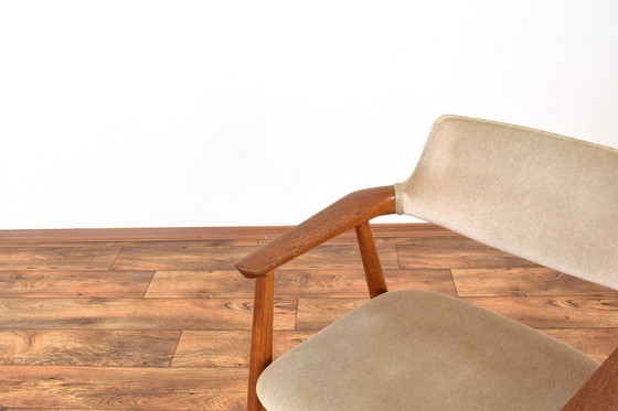 Image 1 of Mid-Century Danish Teak Armchair by Svend Åge Eriksen for Glostrup, 1960s.