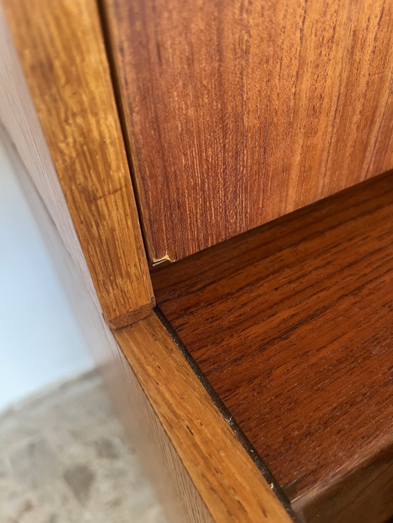Image 1 of Vintage ladekast van teak en eikenhout