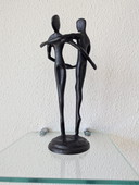 Bodrul Khalique "The Dance" Bronze with black patina.