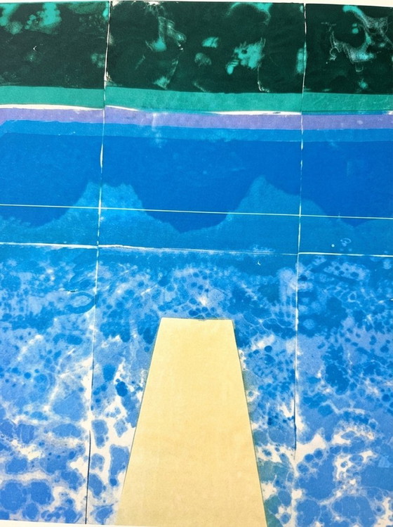 David Hockney - Piscines de Papier 1980 Print Artwork – Art Prints, Paper (photo 2 of 5)