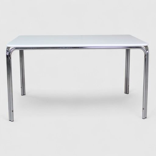 Vintage Design Dining Table, White, TECTA 1970s
