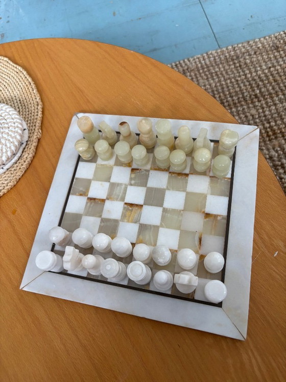 Image 1 of Unique marble chess set