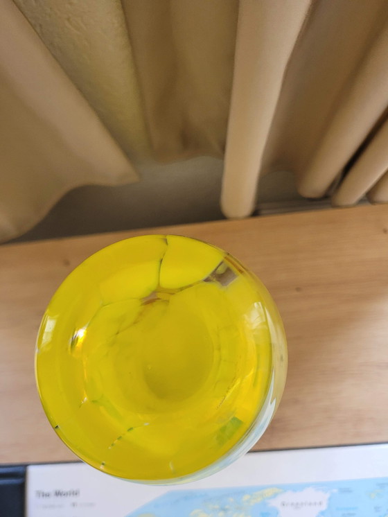 Image 1 of Retro gele gevlekte vaas 