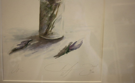 Image 1 of Bellissimo acquerello: Bouquet di fiori in vaso