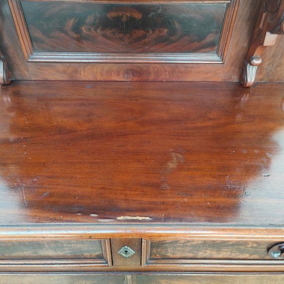 Image 1 of Antique brocante buffet cabinet sideboard cabinet cupboard