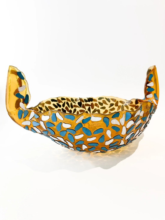 Cesto Frutta NativoCampana in Resina e Cuoio per Corsi di Design 2015 – Oggetti decorativi, Pelle (photo 8 of 8)