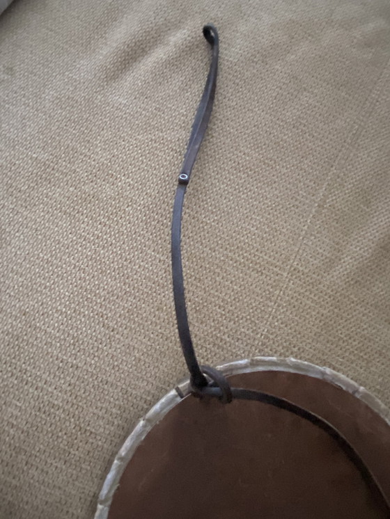 Image 1 of Jaren 70 spiegel in ceramica vintage 