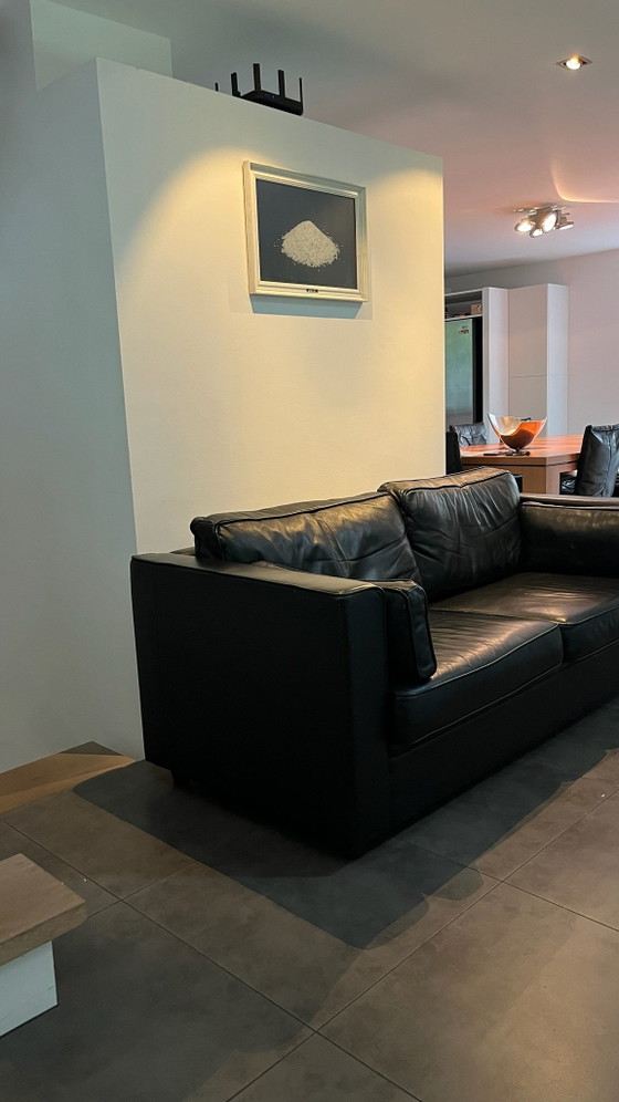 Divano in pelle italiana nera – Divani (photo 2 of 9)
