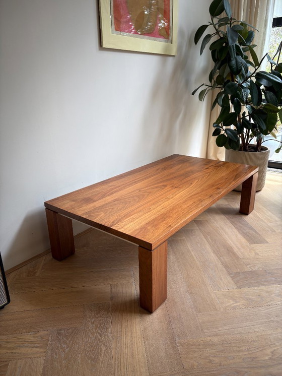 Image 1 of Solid walnut coffee table