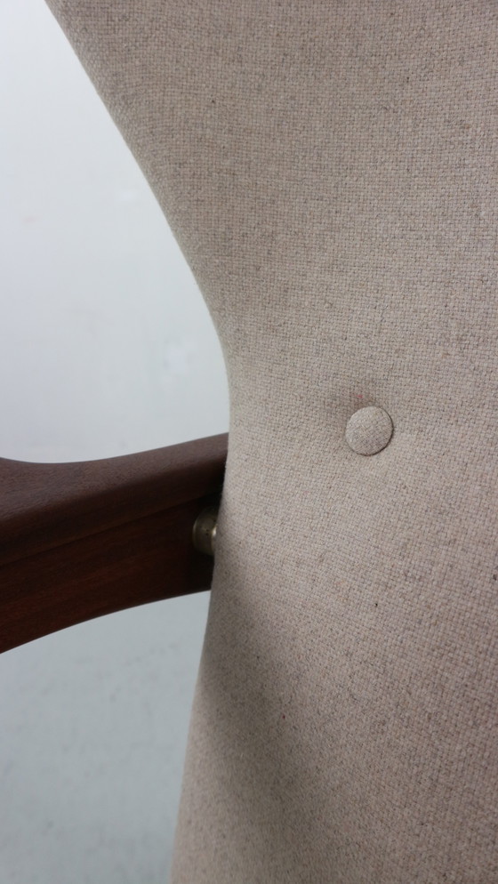 Image 1 of Sillón danés ajustable con respaldo alto en teca, de Ib KOFOD LARSEN