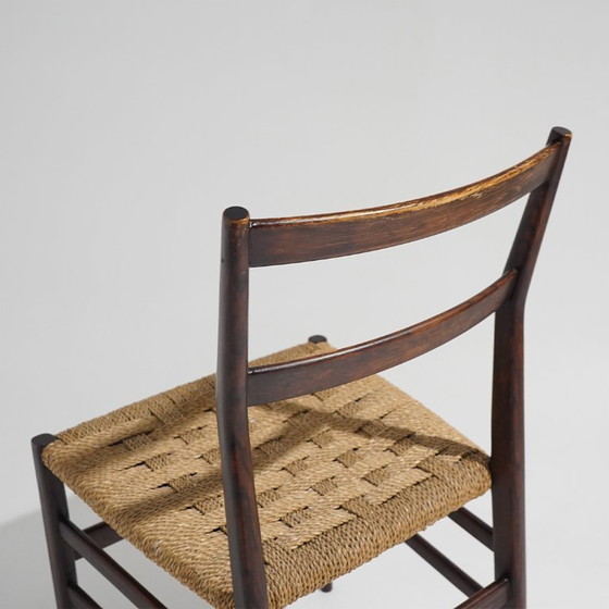 Image 1 of Sechs „Leggera“-Stühle von Gio Ponti für Cassina, 1950er Jahre