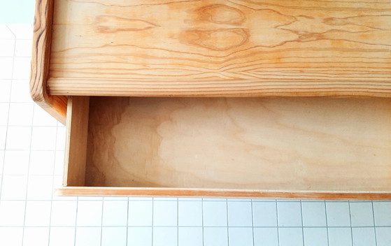 Image 1 of Kommode aus Kiefernholz im brutalistischen Stil der 70er Jahre