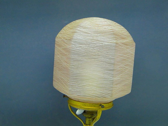 20th Century Sturm Night Lamp by J. Beck, Germany, 1890s – Table lamps, Glass, Marble (photo 11 of 13)