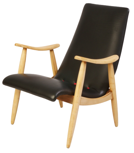 Chaise Louis van Teeffelen pour Wébé