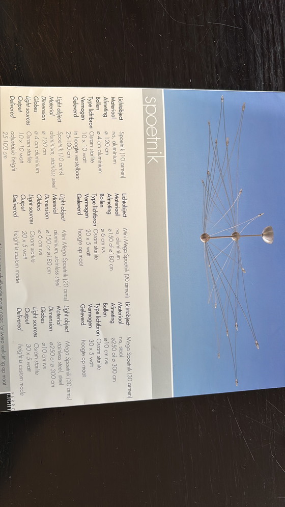 Image 1 of Plafondlamp Spoetnik