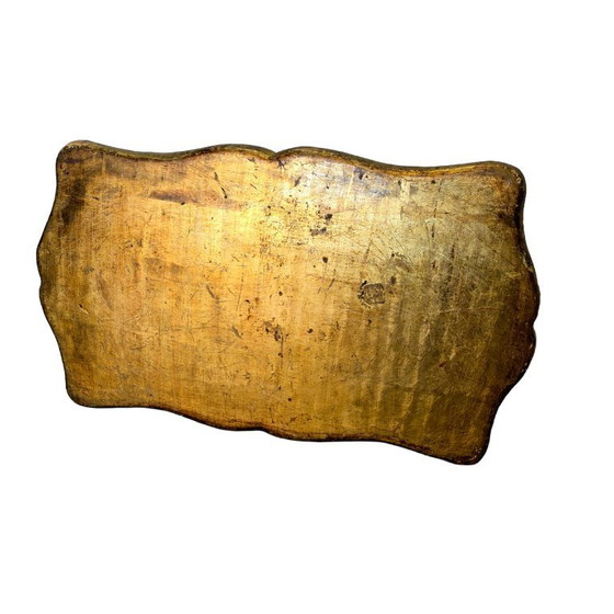 Image 1 of Old wooden Florentine tray
