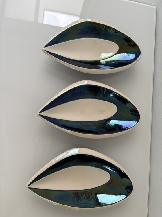 Set Van 3 Vintage 1960’s Verceram Schaaltjes, Model 6794, Frankrijk – Decoratieve objecten, Ceramic (photo 11 of 12)