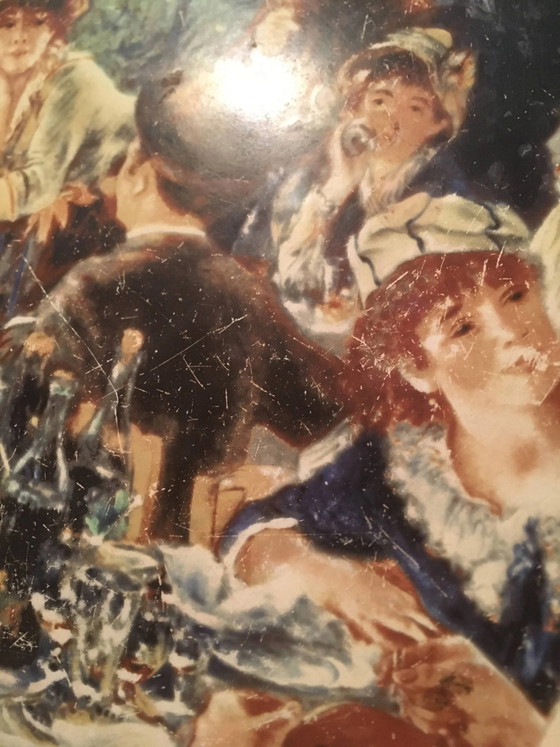 Vassoio in metallo smaltato "Il pranzo dei canottieri" Renoir – Accessori da tavola, Vintage (photo 4 of 8)