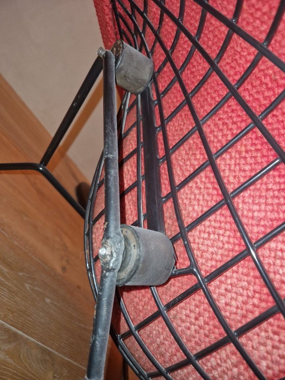 Image 1 of Sedia Knoll Bird + Pouf Harry Bertoia