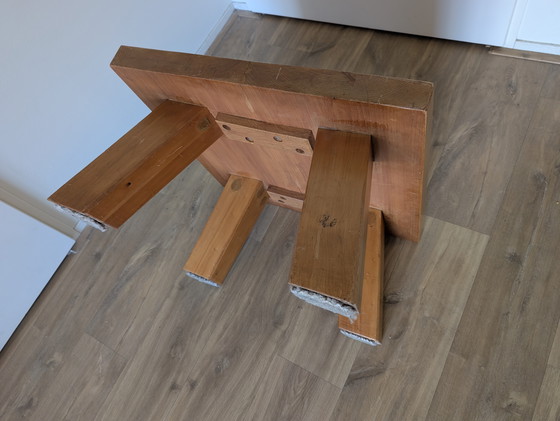 Image 1 of Solid oak coffee table Furniture Factory Oisterwijk 1960s/70s