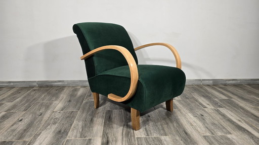 Art Deco Lounge Chair von Jindrich Halabala