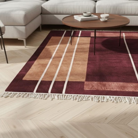 Image 1 of Tapis berbère tissé main authentique traditionnelle taille 200x300 cm