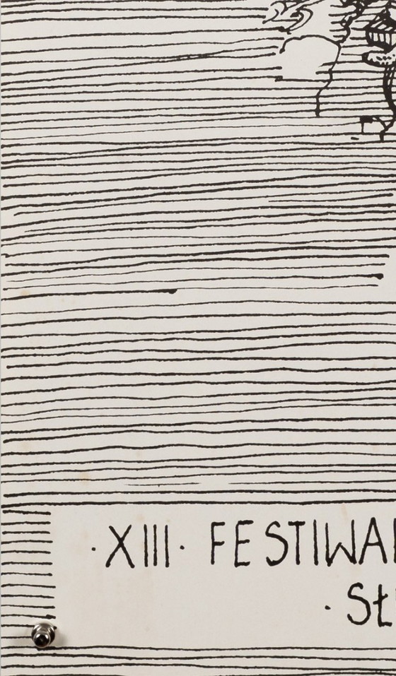 XIII Festiwal Pianistyki Polskiej 1979 – Affiche Originale Vintage Du Festival De Musique – Vintage – 97x57 Cm (photo 7 of 8)