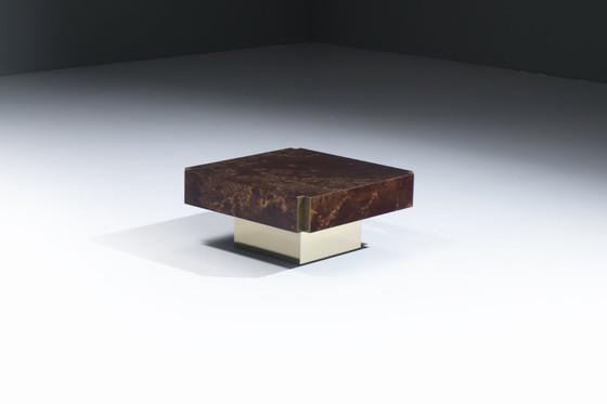 Image 1 of Zeldzame salontafel ‘Éruption Solaire’ - Guy Lefevre - Ligne Roset / Roche Bobois