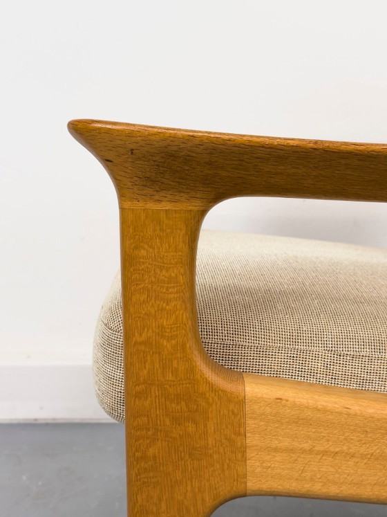 Danish Oak Lounge Chair and Ottoman by Juul Kristensen – Armchairs, Wood (photo 13 of 24)