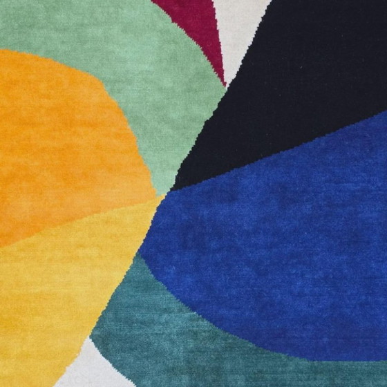 Alfombra Diagonale de Sonia Delaunay – Lana tejida a mano sobre algodón, 190 x 260 cm – Wool (photo 7 of 9)