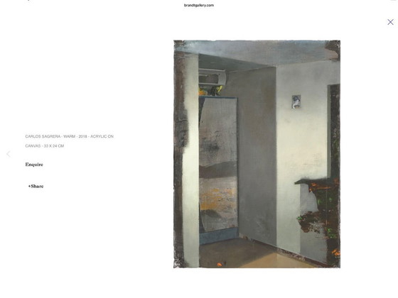 Image 1 of Carlos Sagrera - “Warm” (2018) - Acrílico sobre lienzo - Rutger Brandt Gallery