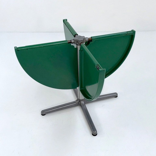 Green Plana Folding Table by Giancarlo Piretti for Castelli, 1970s