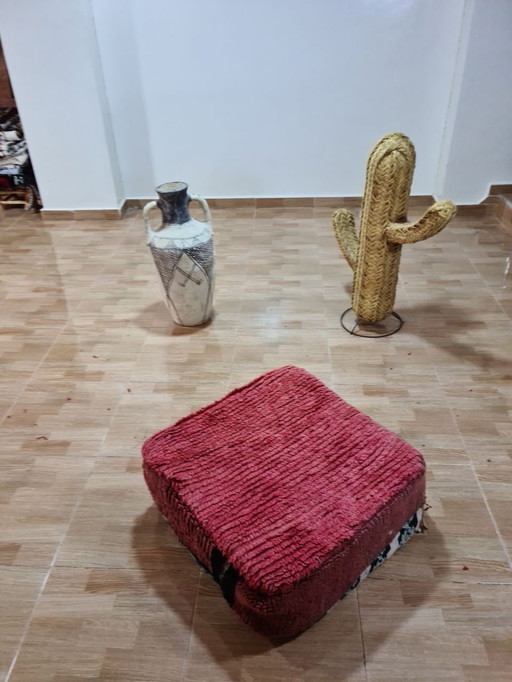 Pouf berbère traditionnel 60/60/20cm