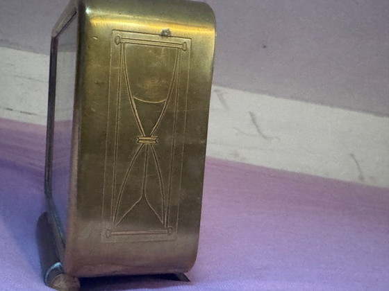 Image 1 of Beautiful heavy oriental brass clock