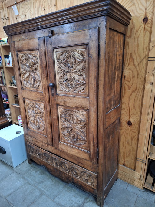 Antique oak cabinet