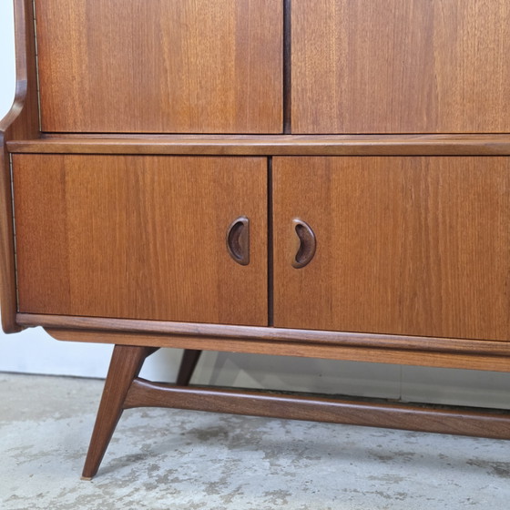 Image 1 of Louis van Teeffelen, Wébé vintage jaren 60 teak highboard