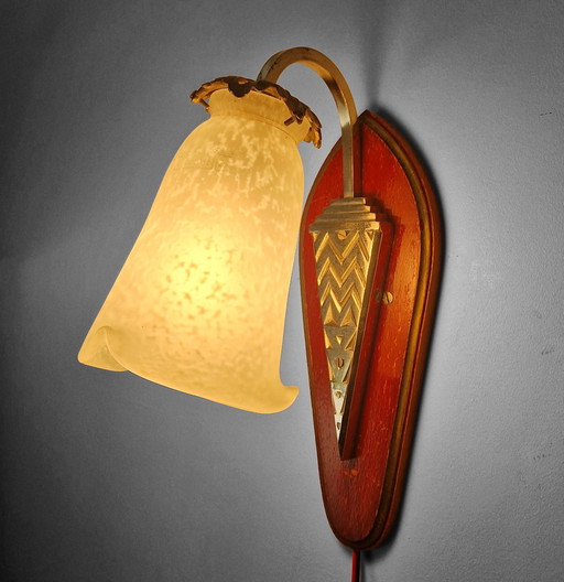 Art Nouveau wandlamp - Müller Frères - 1920