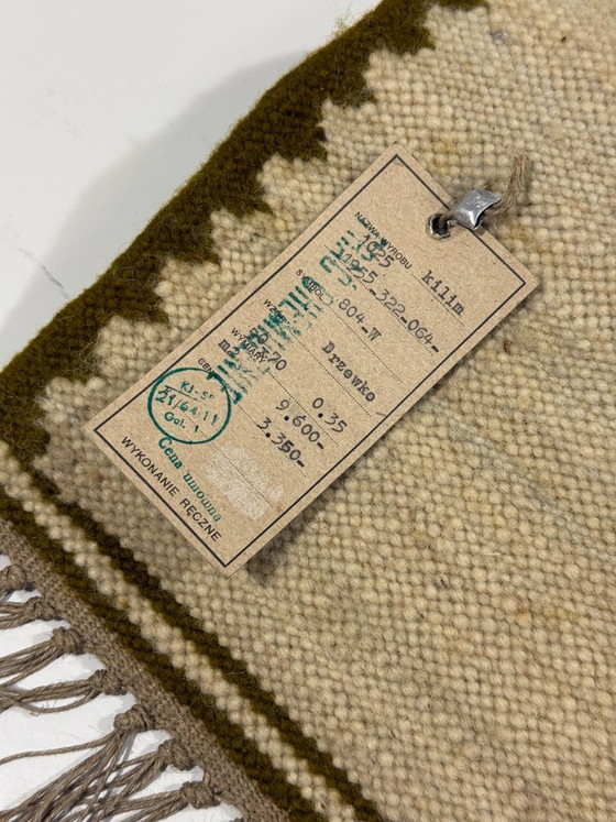 Arazzo Kelim in lana Polonia anni '70 – Decorazioni murali, Wool (photo 6 of 6)
