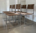 Ensemble de 6 chaises "Paludis", Giandomenico Belotti pour Alias, Italie, 1980