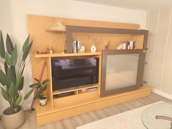Image 1 of Moderne Wohnzimmermöbel aus Holz – Roche Bobois-Stil