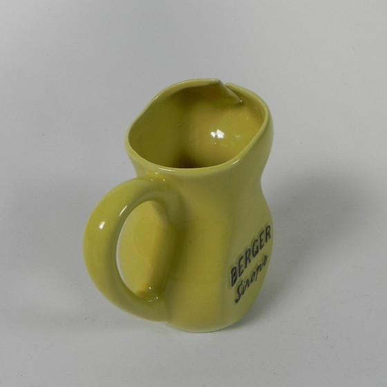 Image 1 of Gelbe Berger-Wasserkaraffe, Karaffe, 1950er Jahre