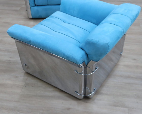 Image 1 of Vintage 1970s Saporiti Larissa Armchairs by Vittorio Introini