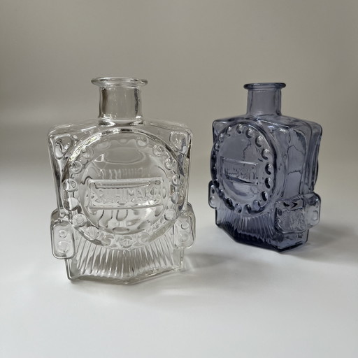 Decorative bottles, Erkkitapio Siiroinen for Riihimäki, Finland, 1970s