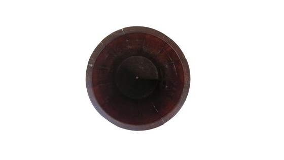 Image 1 of Antique Mahogany Jardinière Planter | Victorian Brass Cachepot, c.1850