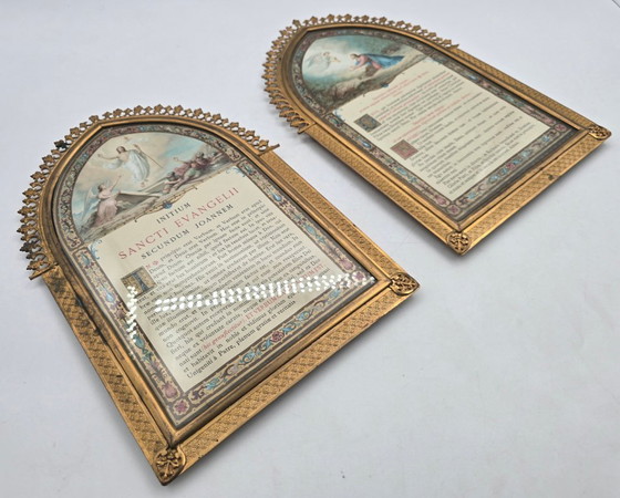 Image 1 of Altar Canon (Altar Cards (Tabellae Lavabo) 19th Century
