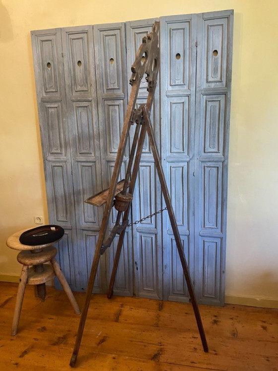 Image 1 of Painter's easel, stage easel, Rococo Revival style