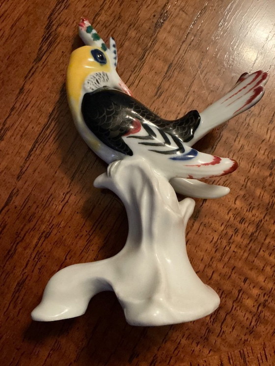 Image 1 of Petit Oiseau KAREL-ENS PORCELAINE, UNIQUE et RARE