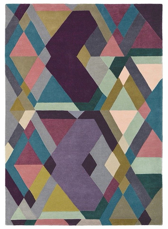 Tappeto Brink en Campman TB Mosaic Light Purple, Brink & Campman, Tappeti, Lana, Multicolore (foto 4 di 12)