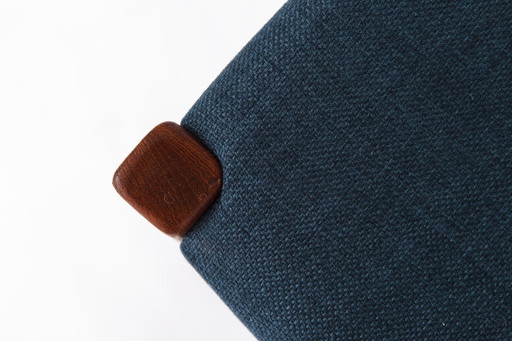 1 of 2 Yngve Ekström Kontiki Chair for Hugo Troeds, Swedish Mid Century Teak Dining Chair 1960s, Vintage Scandinavian Design