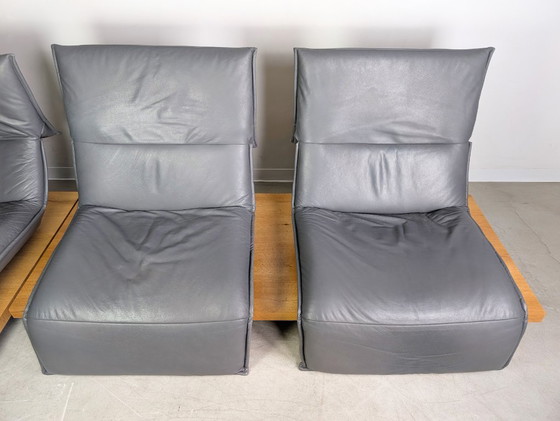 Image 1 of Koinor Free Motion Edit 2 Sofa Couch Ecksofa Leder Balkeneiche